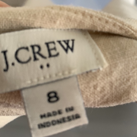 J. Crew, linen vest, size 8 - Picture 3 of 4